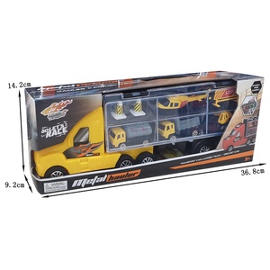 Samtoy-camión contenedor <span class=keywords><strong>de</strong></span> Metal fundido a presión para niños, camión <span class=keywords><strong>de</strong></span> juguete para niños, escala 1:35, 8 unidades - Product Image 6