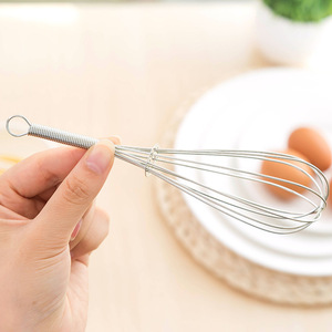 Stainless Steel Manual Egg Beater 18Cm For Mixing Eggs <b>Butter</b> Cream Baking Home Use - Product Image 5