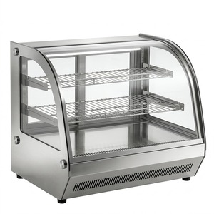 Vitrine Réfrigérée Commerciale Électrique de Comptoir pour Desserts, à Refroidissement par Air et Dégivrage Rapide, Qualité Supérieure, pour Présentation de Gâteaux en Café - Product Image 3