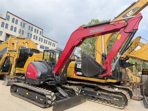 Excavatrice Yanmar VIO80 d'occasion d'origine japonaise, à bras zéro, 8 tonnes, mini-pelle Yanmar VIO80 avec chenilles en caoutchouc - Product Image 5