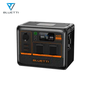 Bluetooth AC60P Solar Energe generasi elektrik luar negeri alat Lifepo4 luar ruangan energi Lithium Power Station