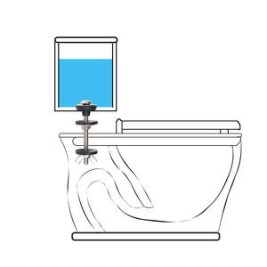 Kit de tornillos de montaje para tanque de inodoro, 2 uds., pernos antifugas de acero inoxidable 304 con arandelas de sellado de goma para piezas de repuesto de inodoro - Product Image 6