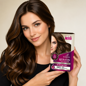 HANFEI OEM Crema Colorante per <span class=keywords><strong>Capelli</strong></span> alla Cheratina <span class=keywords><strong>6.0</strong></span> Sistema di Rinforzo del Legame Delicato Praline 5 Volte Più Forte Riduce la Rottura dei <span class=keywords><strong>Capelli</strong></span> - Product Image 4