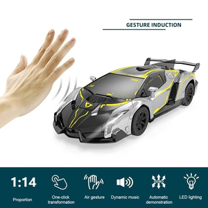 Coche Robot Transformable a Control Remoto 2.4G con Inducción por Gestos, Vehículo Deformable con Luz y Música para Niños - Product Image 2