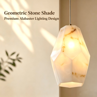 Luminaire suspendu cylindrique élégant en résine 110-220V, avec plaque de plafond en fer doré durable, pour la décoration intérieure