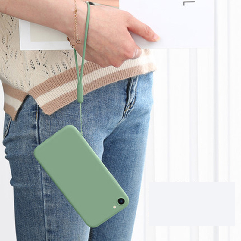 Eco-friendly Silicon Lanyard Mobile Accessories Mobile Cell Phone Single Custom Lanyard with Gift Image 4