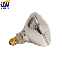 Lampe chauffante pour poulets WANJIA R125, ampoule chauffante infrarouge E26 E27, verre semi-rouge, 125W 250W, pour élevage de volailles, ferme d'incubation