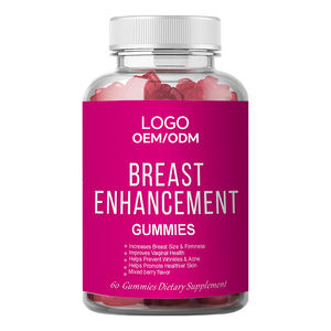 Частная торговая марка, увеличение груди, лифтинг и укрепляющий без сахара, Pueraria Lobata, Ферментные жевательные мармеладки, папайи - Product Image 1
