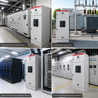 Gabinete de Alimentación de Bajo Voltaje Personalizado con Interruptor de Circuito de Aire para Distribución de Energía Industrial