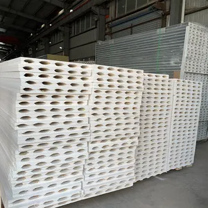 Филиппинская дешевая цена 50 мм 75 мм 100 мм eps Цемент кальций силикат плита бетон сэндвич стеновые огнестойкие панели производство li