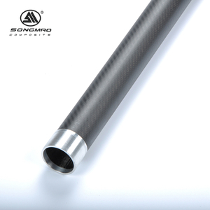 Tubo de Fibra de Carbono Redondo de Alta Resistencia 3k Personalizado al por Mayor, 100% Carbono, 48mm 50mm 52mm 54mm - Product Image 4