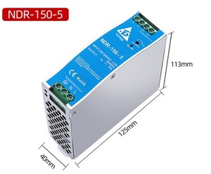 NDR-150-5 <span class=keywords><strong>150W</strong></span> Din-Rail gắn 24V biến áp chuyển đổi cung cấp điện siêu mỏng chuyển đổi 24 cung cấp điện 220V - Product Image 2