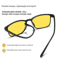 QSKY 806 Améliorez votre sommeil Lunettes carrées anti-lumière bleue pour PC Ultra-légères pour jouer à des jeux sur ordinateur
