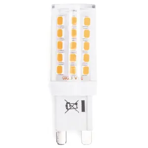 Lámpara LED G9 3.4W, bajo consumo, fácil instalación, luz blanca fría, ideal para iluminación general y decorativa en - Product Image 1