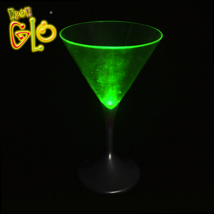 Decoración de <span class=keywords><strong>la</strong></span> boda LED intermitente Martini <span class=keywords><strong>vino</strong></span> taza de vidrio negro con células madre - Product Image 1