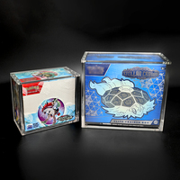 Boîte de protection en acrylique moderne et personnalisable avec couvercle magnétique pour PKMN ETB, vente en gros