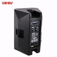 VAMAV Enceintes MERCURYDSP 1501 Full Range 350W RMS Effets DSP Classe D 15 pouces Prise en charge USB/SD/BT et Micro Scène Professionnelle