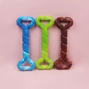 Tương tác đa màu nhai Đồ chơi Vật nuôi xương hình cho hung hăng nhai bền con chó răng làm sạch bàn chải đánh răng màu sắc ngẫu nhiên gửi - Product Image 4