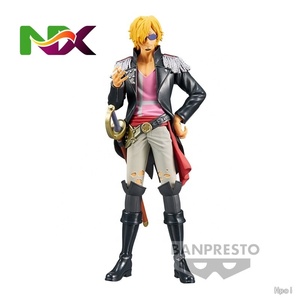Figuras de Acción de Anime One Piece de 17 cm, Sanji, <span class=keywords><strong>Zoro</strong></span>, Luffy, en Traje Negro de Grand Line, Hechas de PVC, Estilo de Dibujos Animados, Manualidades de Plástico - Product Image 2