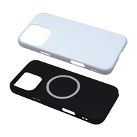 Coque de téléphone 3D 2 en 1 magnétique sans fil avec sublimation mate, étui vierge pour iPhone 16 15 14 13 12 Pro Max