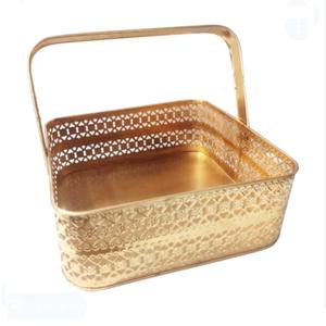 Customized logo Print Storage Containers Modern Personalized Designer <strong>Marvelous</strong> Vintage Metal Handmade Hamper Basket - Product Image 1