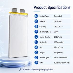 Baterai Drone Lithium Ion Polymer Kustom Pabrik 28000mAh 3.95V Isi Ulang untuk Drone Penyemprot Pertanian/Pertanian - Product Image 3