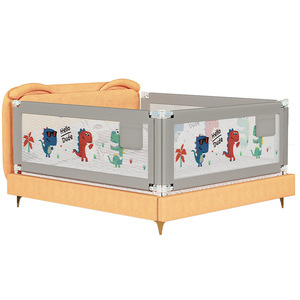 Barrière de sécurité pliable et réglable pour lit bébé, anti-chute, avec tissu respirant, pour tous les types de lits, bébés, nourrissons, enfants - Product Image 1