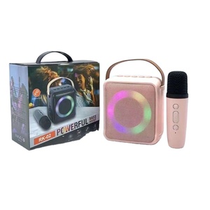 Xách tay Home Karaoke Loa Tích hợp Microphone kích thước nhỏ RGB không dây DC Pin điện USB Wifi kết nối Đối với trang chủ - Product Image 6