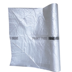 <span class=keywords><strong>Film</strong></span> de masquage plastique peignable pour protection automobile 16 x 400 pieds avec 1 rouleau de ruban de masquage offert - Product Image 2