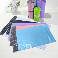 Sac de Courrier Violet en Polyéthylène Écologique et Sûr, Neuf, avec Logo Personnalisé, Emballage Carton Épaissi pour la Logistique E-commerce