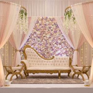 Decoración Perfecta para Escenario de Mehndi con Marco Trasero Mehrab, Marcos de Lujo para Decoración de Escenario de Mehndi para Bodas, Fabricante y Exportador en Oferta - Product Image 2