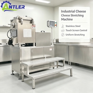 Máquina para Estirar Queso <span class=keywords><strong>Mozzarella</strong></span> de 10-50 KG con Calentamiento Eléctrico e Inyección de Vapor - Product Image 5