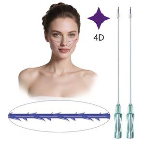 Fils PDO Cog 21G 60mm pour lifting du visage et des sourcils, qualité stable, prix de gros, Cog 4D pour lifting des yeux de renard - Product Image 2