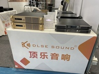 Amplificador de Caja de Subwoofer DLSE Sound Stage de 4x3000w y 8 Ohmios, 21 Pulgadas, Amplificador Activo de 4 Canales Clase D con DSP y PFC Integrados