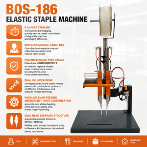 Semi-Automatic <b>Stretch</b> Loop Tagging <b>Machine</b> 60x48x100cm High Accuracy Metal Stapling Equipment for Machinery & Hardware - Product Image 3