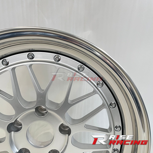 Jantes en alliage forgé RISE Custom 6061 légères, 2 pièces, 5x112 5x120, nouvelles, en aluminium, PCD 98 mm pour LM Lemans - Product Image 5