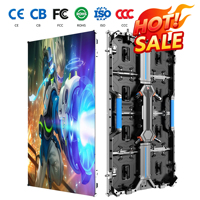 Pantalla LED a Todo Color para Interiores P3.91 de 500*1000 mm, Video Wall con Animación para Conciertos y Eventos en Centros Comerciales