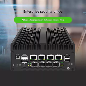 มินิพีซีอุตสาหกรรม BKHD H14 Intel 8505 i5 12500H i7 13620H 4 LAN อุปกรณ์เครือข่าย 2.5G - Product Image 3