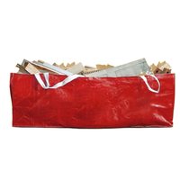 Sac Jumbo 1m³ pour Déchets de Jardin, Déchets de Bâtiment, Terre et Sol, 1000kg, en Matière PP PE, pour Transport et Élimination