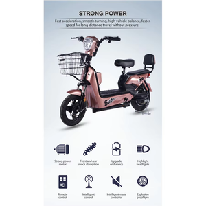 Vélo électrique à assistance au pédalage EBIKE, vélo de croisière électrique, 500W, confortable, pour femmes, conduite urbaine, panier, porte-bagages, <span class=keywords><strong>45</strong></span> miles - Product Image 5