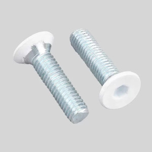 Tornillos de Cabeza Plana y Cabeza Hexagonal de Acero Inoxidable 304 Pintados de Blanco, Tornillos de Cabeza Cónica M5-M20, Métricos/En Pulgadas - Product Image 4