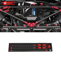 Barre de renforcement de tour de suspension avant en fibre de carbone sèche pré-imprégnée pour BMW M2 G87 M3 G80 M4 G82 G83 – Amélioration des performances et rigidification du châssis