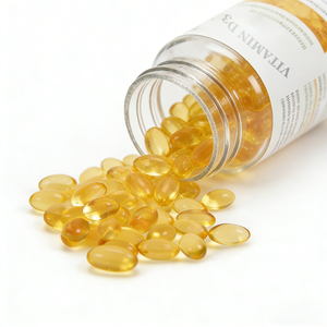 Suplemen Diet Vitamin D3 OEM/ODM untuk Kesehatan Jantung, Tulang, dan Seluler, Mendukung Penyerapan Lebih Baik, 60 Kapsul untuk Dewasa - Product Image 1
