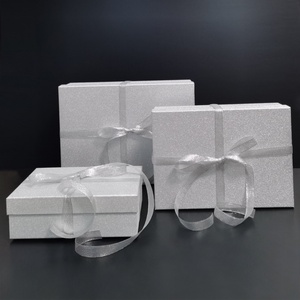 High Quality Sparkly Glitter Packaging <b>Gift</b> <b>Boxes</b> <b>Large</b> Glitter <b>Gift</b> Box Packaging Present Festival Party Custom <b>Gift</b> Box - Product Image 4