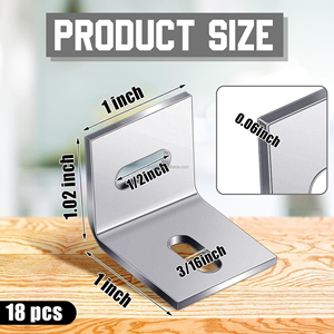 Staffa di estensione per Desktop in legno per impieghi gravosi in acciaio a forma di Z chiusura di fissaggio per chiusura Desktop - Product Image 2