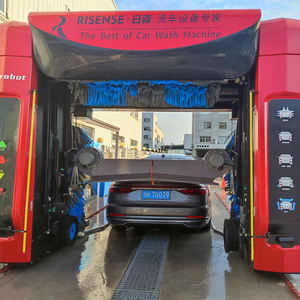 Sistema di copertura completa a 5 spazzole in acciaio elettrico con funzione lucida e a secco macchina automatica per autolavaggio - Product Image 6