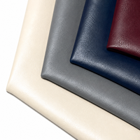 Tissu en cuir PVC gaufré imperméable marron avec support non tissé pour sacs, chaussures, meubles