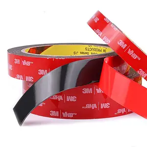 3M 5962 VHB Acrylic Foam Heavy Duty Outdoor Double Sided Tape 62 Mil Thick Black