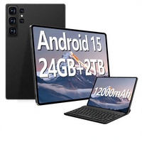 Nouvelle tablette PC MTK 10,1 pouces S26Ultra 24G+2TB transfrontalière 2026, best-seller sur AliExpress et Mercado