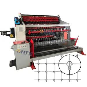 Hot Selling High Quality Full Automatic Livestock Wire Mesh Fixed Knot Field Fence Making Machine With New Technology